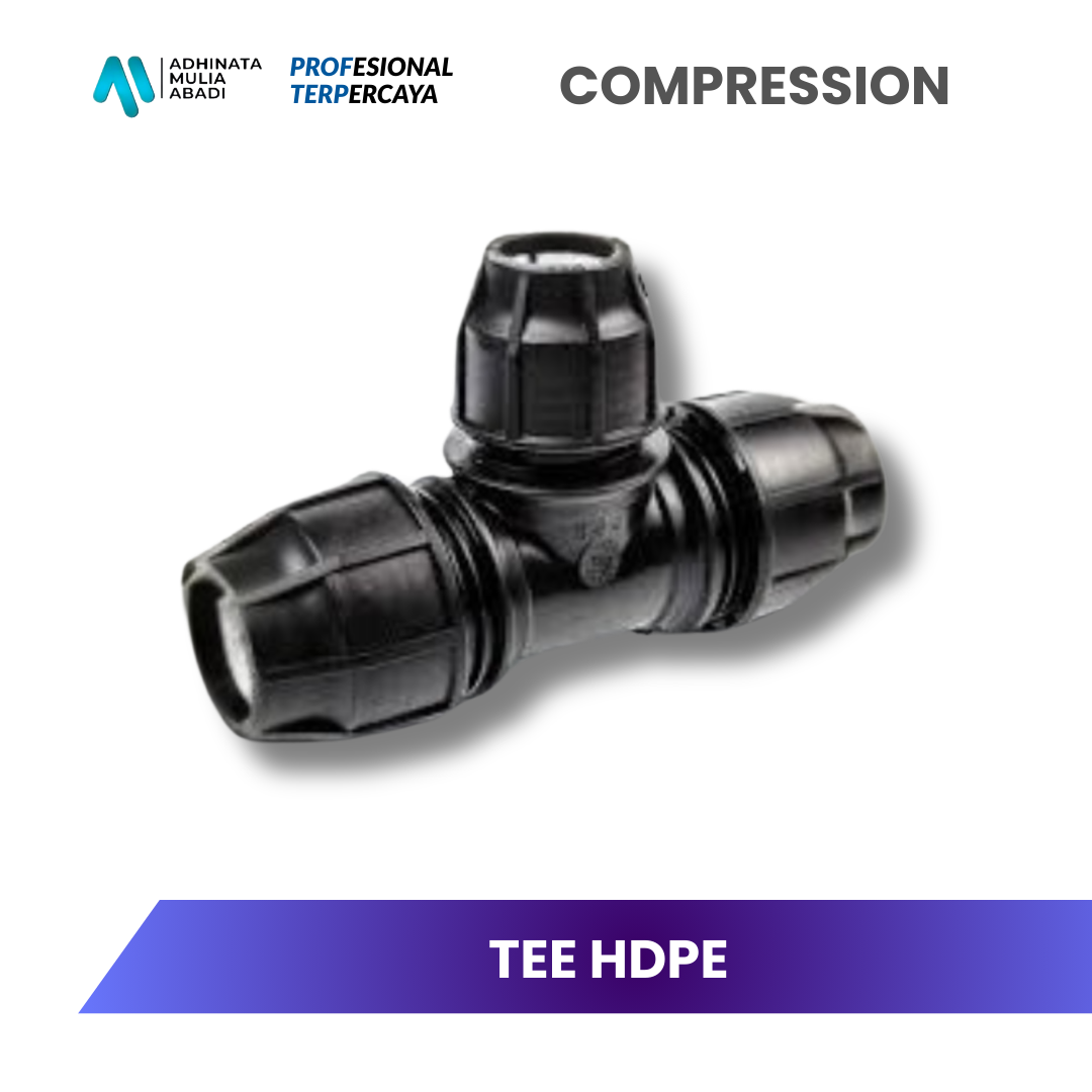 tee hdpe compression