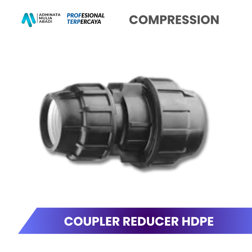 Coupler reducer HDPE compression