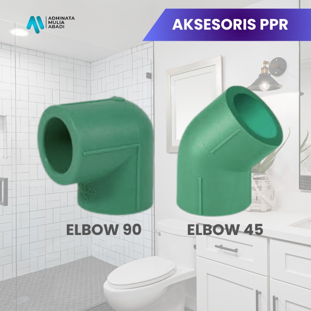 Elbow 90° dan Elbow 45° PPR