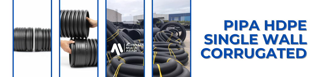 pipa hdpe single wall corrugated
