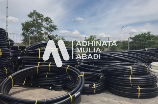 Pipa HDPE 2 inch 100 meter per roll