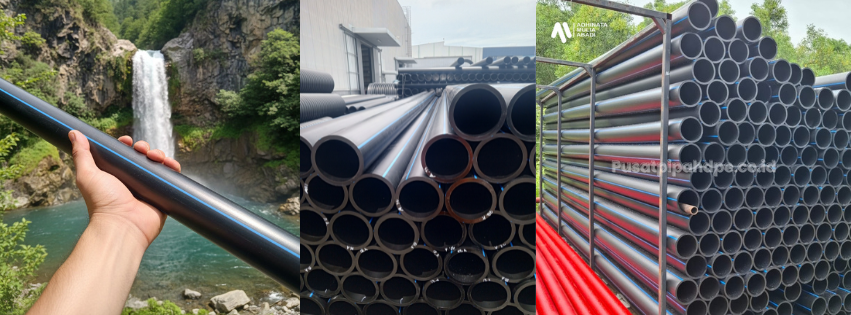 Pipa HDPE diameter 75mm PN16 ready stok untuk distribusi air bersih