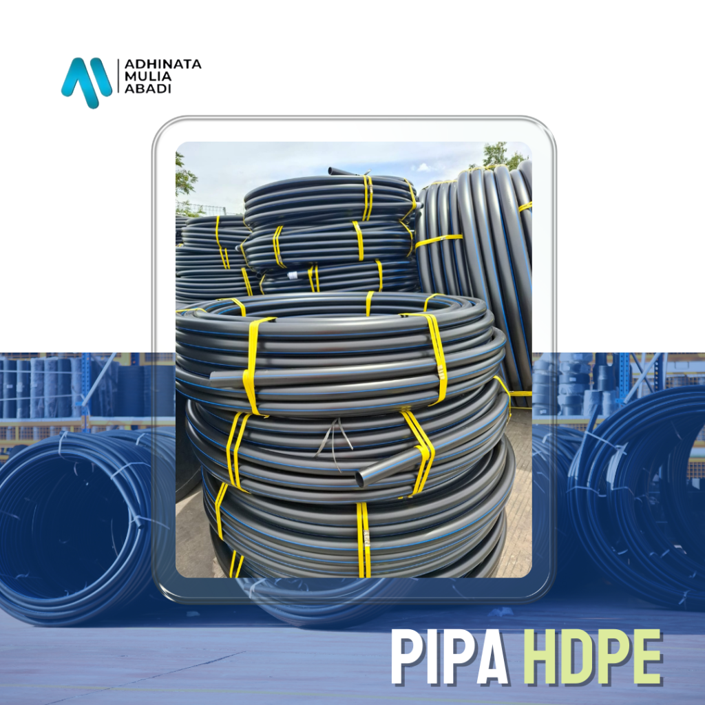 Pipa HDPE 2 inch 100 meter per roll