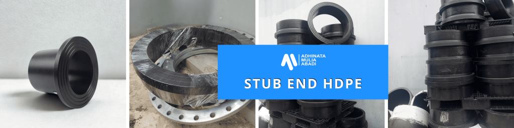 stok Stub end HDPE diameter 710mm PN10 untuk sambungan flange