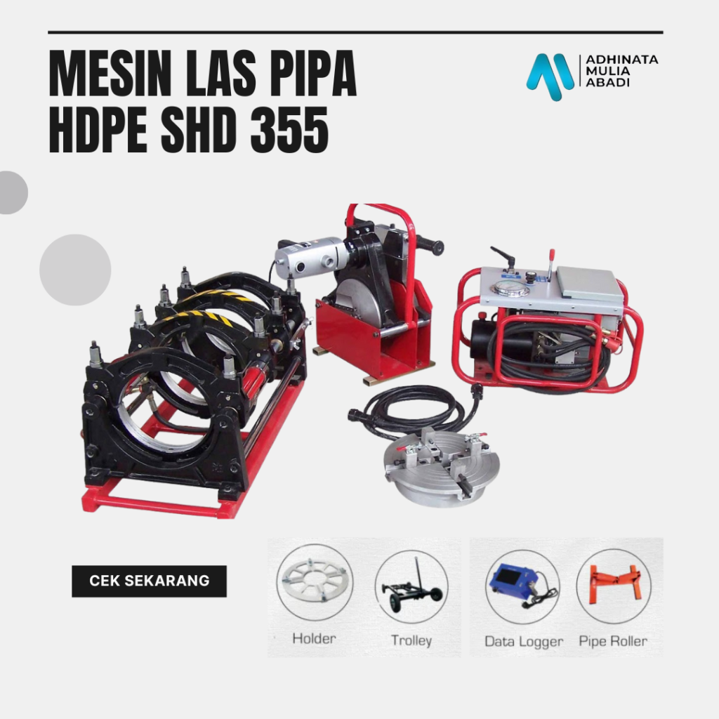 mesin las pipa hdpe SHD 355