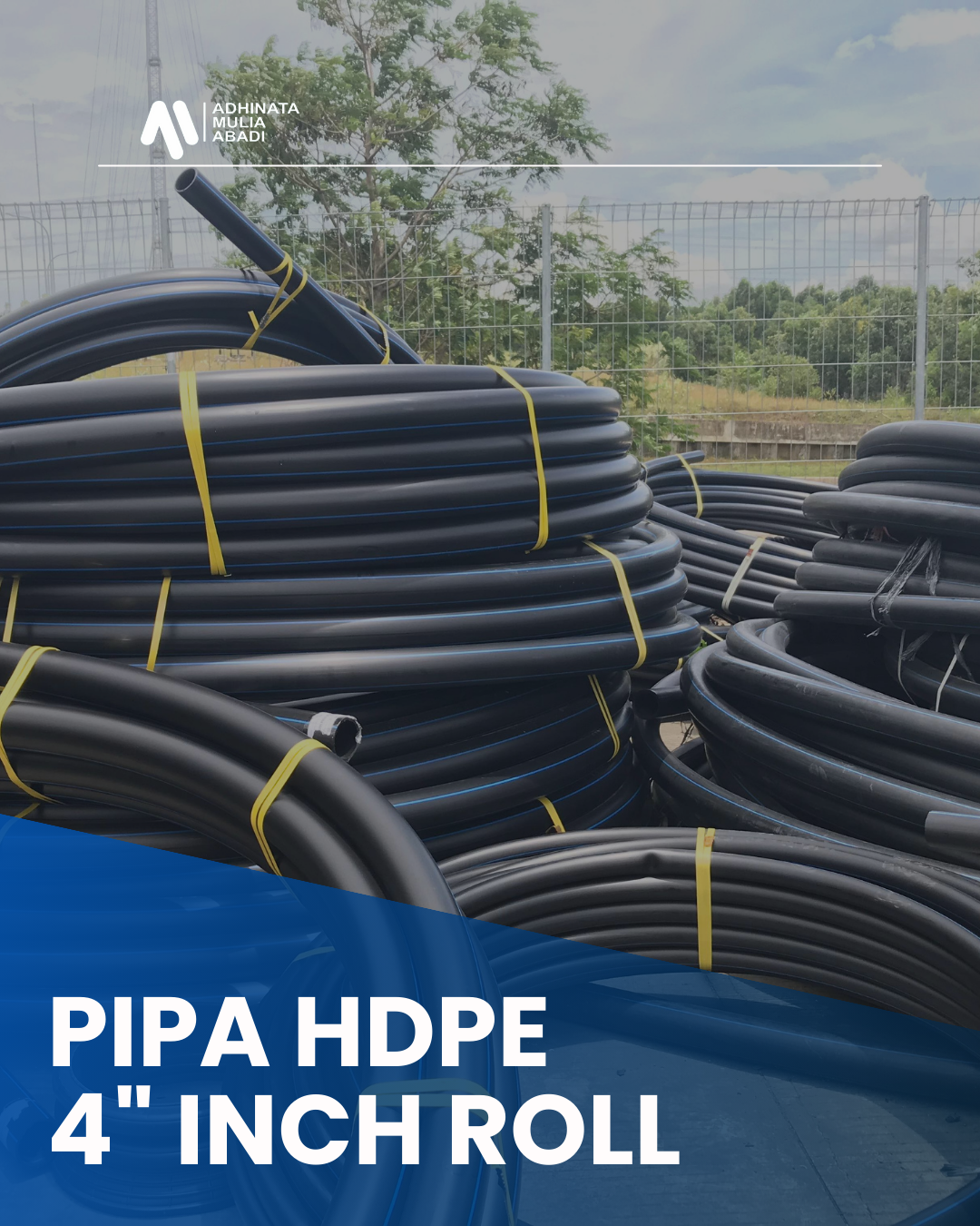 Stok pipa hdpe 4 inch
