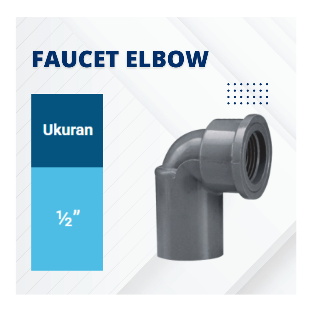 Fitting pipa PVC AW Faucet Elbow