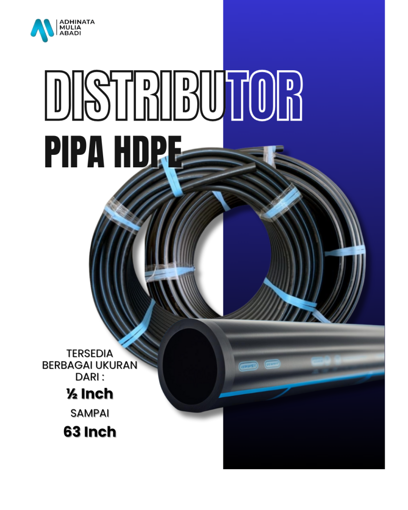 Ukuran Pipa HDPE Lengkap - 
Distributor pipa HDPE Adhinata Mulia Abadi