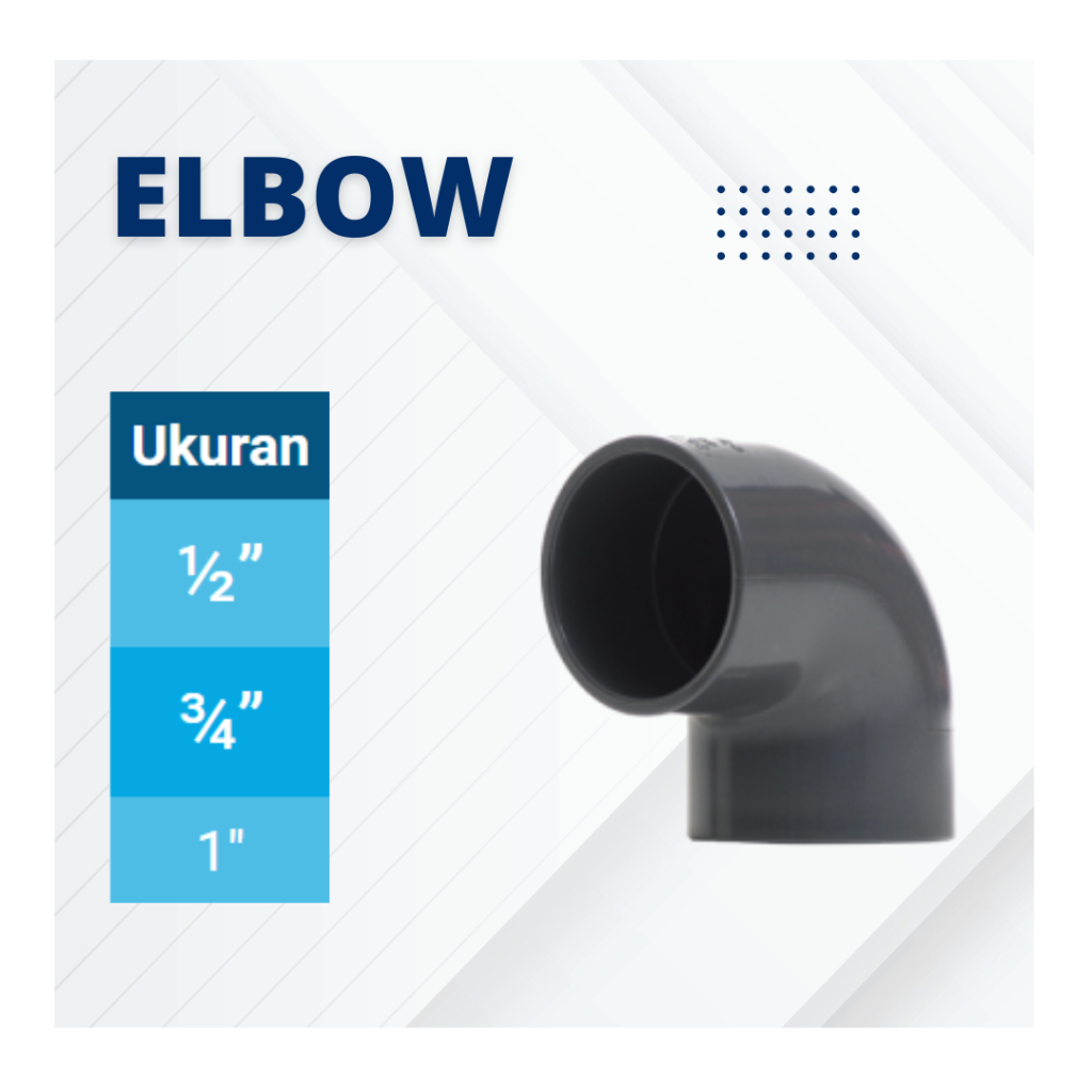 Fitting pipa PVC AW elbow