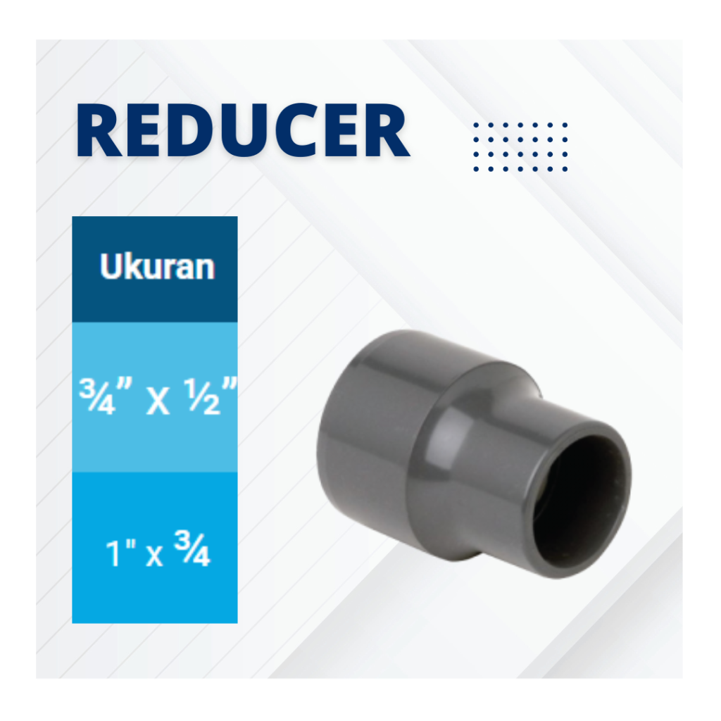 Fitting pipa PVC AW REDUCER