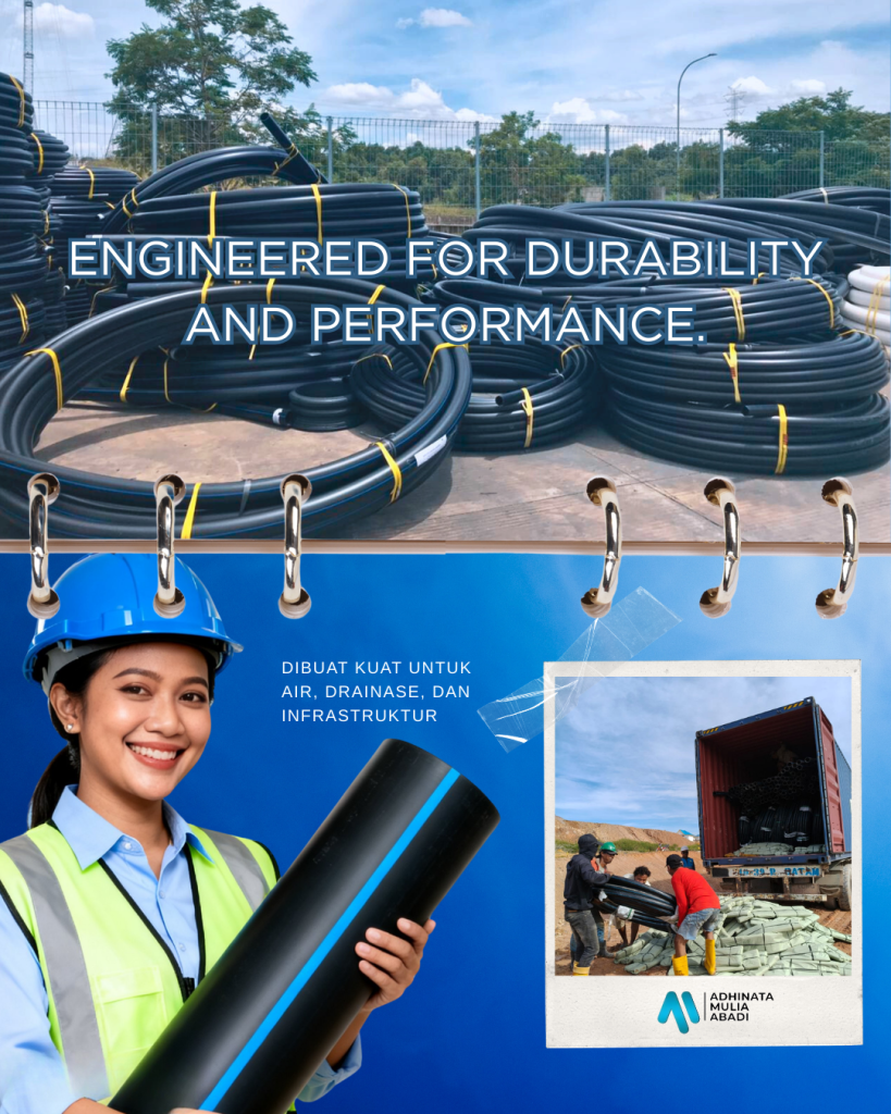 Dimensi Ukuran Pipa HDPE Roll