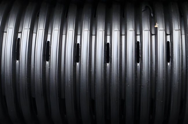 Instalasi Pipa HDPE Corrugated Perforated untuk drainase