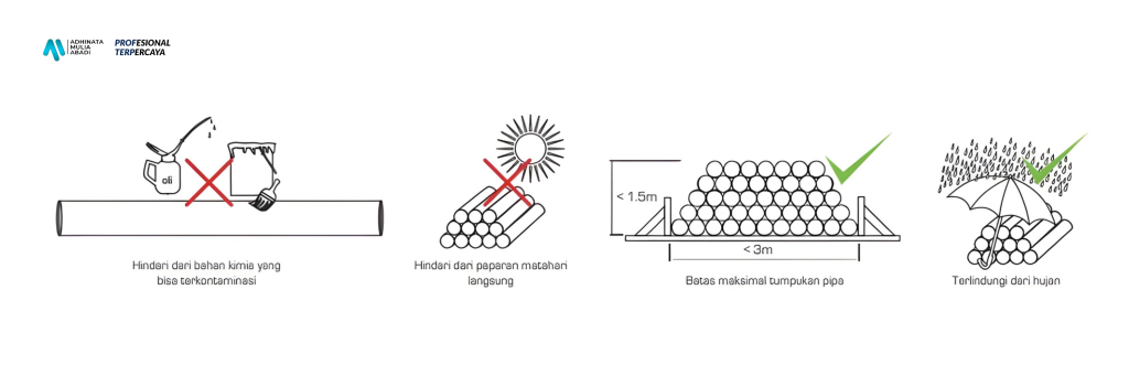 Panduan menyimpan pipa hdpe dengan baik