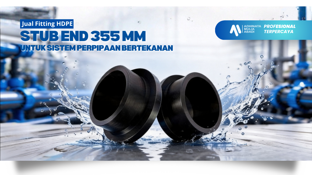 Jual Stub End HDPE PN20 SDR9 DN355mm